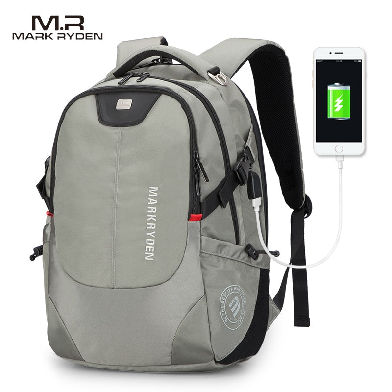 Mark Ryden Men's Backpack Fashion Multifunction USB Charging Men 15inch Laptop Backpacks Bisiness Bag For Men - jalalshop