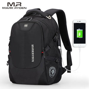 Mark Ryden Men's Backpack Fashion Multifunction USB Charging Men 15inch Laptop Backpacks Bisiness Bag For Men - jalalshop