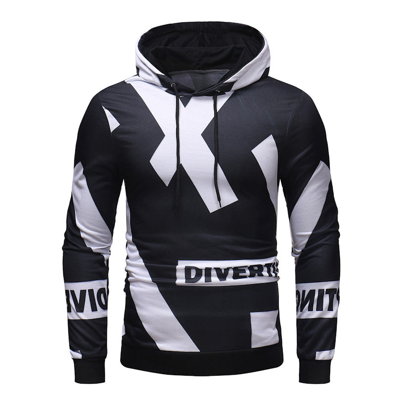 Fashion Street Style Print Hoodie - jalalshop